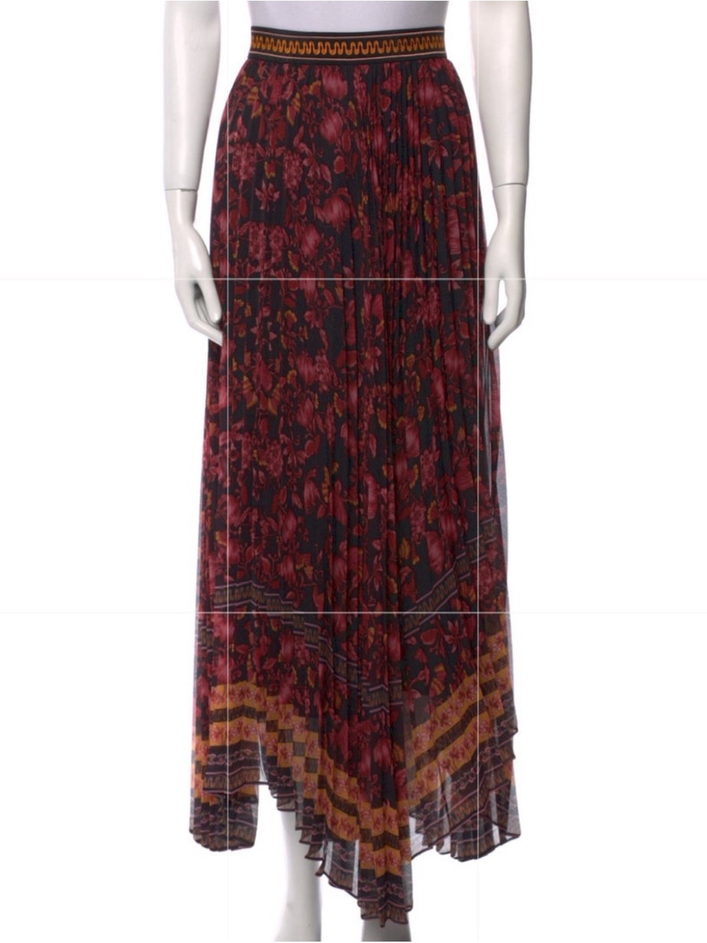 Alice + Olivia Pleated Maxi Size L